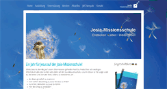 Desktop Screenshot of josia-missionsschule.de