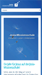 Mobile Screenshot of josia-missionsschule.de
