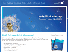 Tablet Screenshot of josia-missionsschule.de